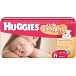 Huggies ® Little Snuggers Diapers for Kids Newborn - BG of 36 EA