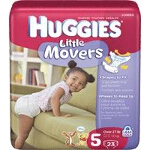 Huggies ® Little Movers Diapers for Kids Size 5, Jumbo - BG of 23 EA