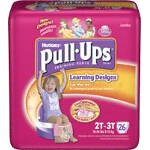 Pull-Ups Training Pants Pull Ons for Girls with Learning Design 2T/3T - PK of 26 EA
