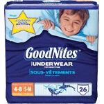 Goodnites Youth Pants for Boys Small/Medium, Mega Pack - PK of 26 EA