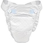Kendall Maxi Care Belted Undergarment for Incontinence One Size Fits All Size, Super Absorbency, Detachable Belt, Clear Sleeves - Qty: BG of 10 EA