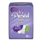 Prevail ® Bladder Control Moderate Pad for Incontinence White 11