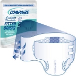 Compaire Overnight Breathable Briefs Diapers X-Large 56