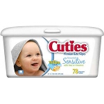 Cuties Baby Wipes for Skin Care Fragrance Free - Qty: PK of 80 EA