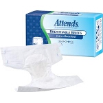 Attends ® Breathable Briefs Fitted Adult Diapers, X-Large (58-63