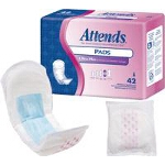 Attends ® Bladder Control Pads for Incontinence, Ultra Plus, 14.5