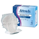 Attends ® Shaped Pads for Incontinence, Super - Qty: BG of 18 EA