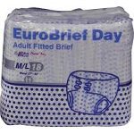 Mediprime EuroBriefs Day Briefs, Adult Diapers Medium, 27