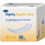 Dignity  Regular-Duty Absorbent Incontinence Pads, Adhesive - Qty: BG of 48 EA