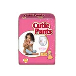 Cuties Training Pants Pull Ups for Girls 2T-3T, up to 34 lbs - Qty: PK of 26 EA