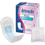 Attends ® Bladder Control Pads for Incontinence, Extra, 10.5