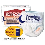 Tranquility Premium OverNight Disposable Absorbent Underwear, Pull On Diapers and Pull Ups X-Large 48