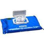 Prevail ® Disposable Adult Washcloths, Personal Care Wipes with Press-n-pull Lid 12